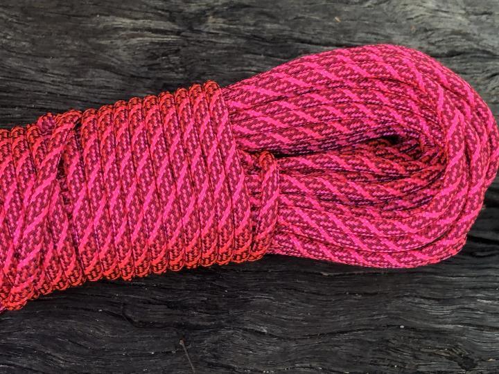 Helix - Burgundy/Neon Pink Paracord * - Cams Cords