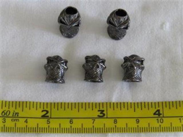 Helmet Bead - Gun Metal - Cams Cords
