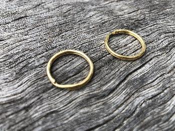 Key Rings / Split Rings - Gold 20mm - Cams Cords