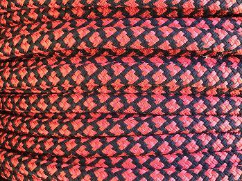 Lattice- Red-Black halter - 6mm * - Cams Cords
