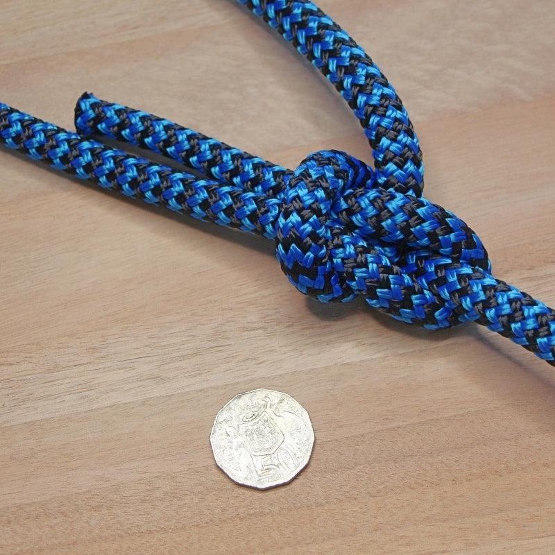 Marine Rope - Blue-Black zig zag - 12m* - Cams Cords