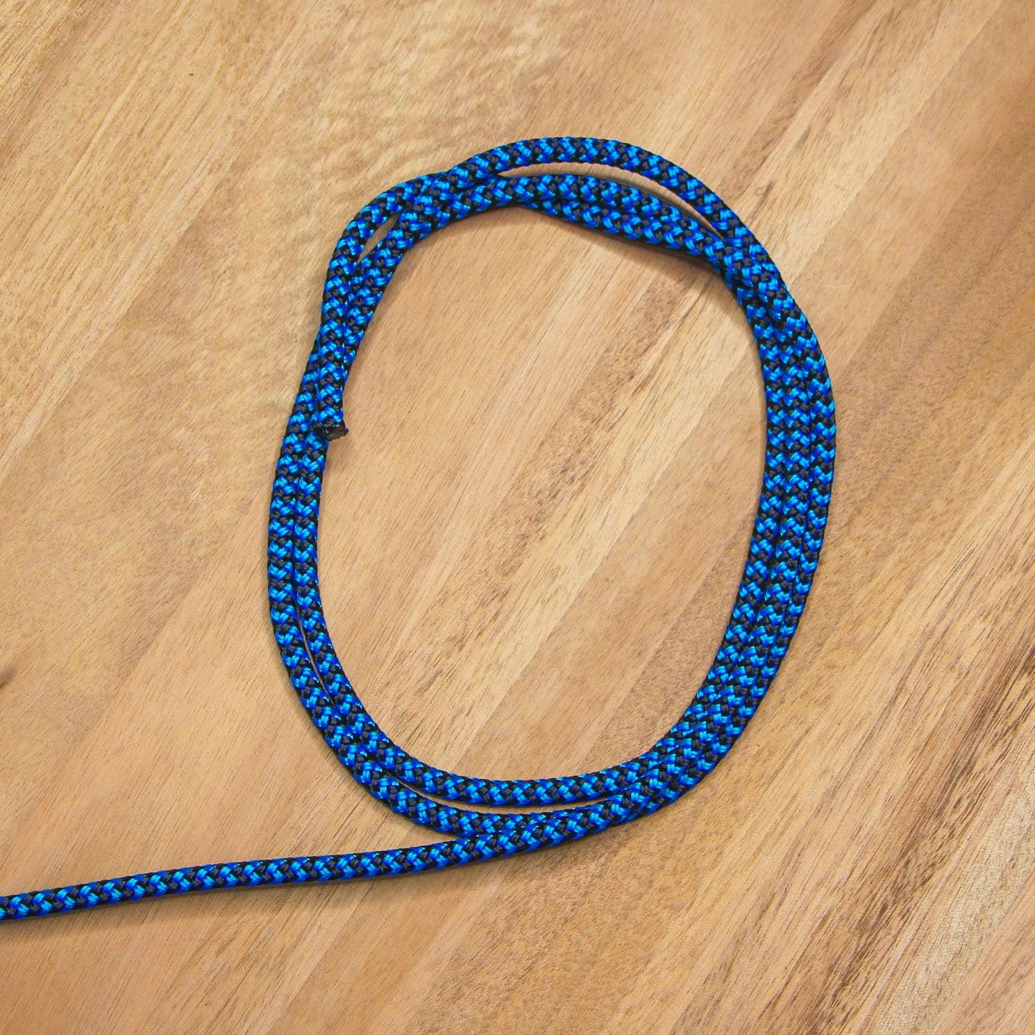 Marine Rope - Blue-Black zig zag - 6mm* - Cams Cords