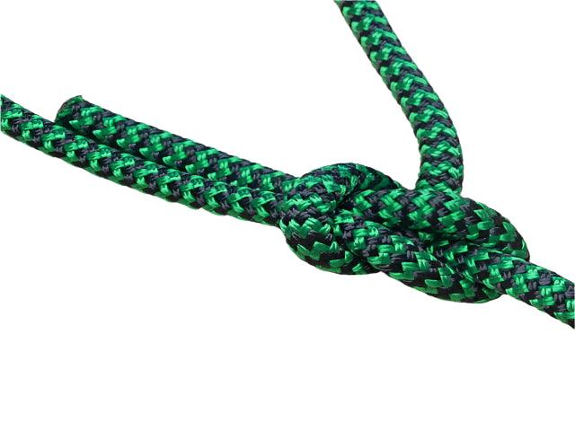 Marine Rope - Green-Black zig zag - 12mm* - Cams Cords