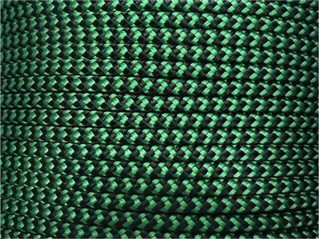 Marine Rope - Green-Black zig zag - 6mm* - Cams Cords