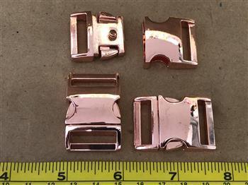 Metal Buckle - Rose Gold - 20mm - Cams Cords