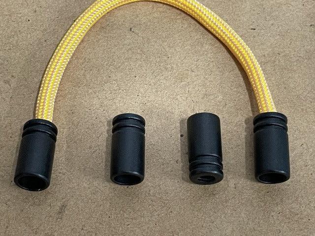 Metal cord end - Ribbed - Cams Cords