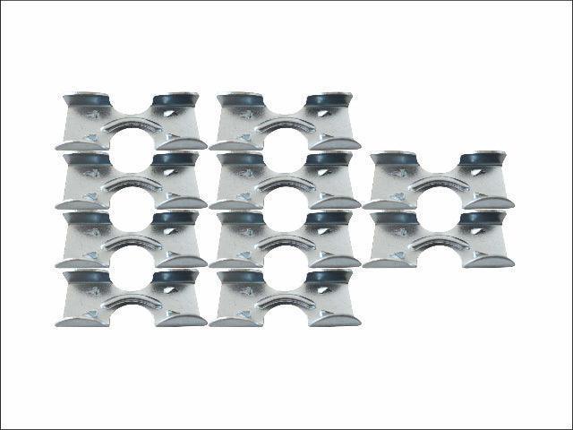Metal Rope Clamp - Silver 4mm