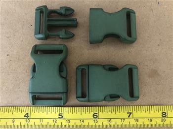 Military Green Buckles - 20mm - Cams Cords