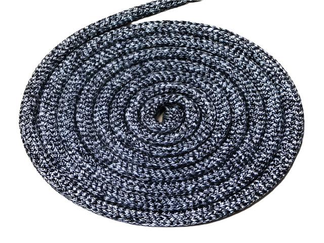 Mottled Black-White halter - 6mm - Cams Cords