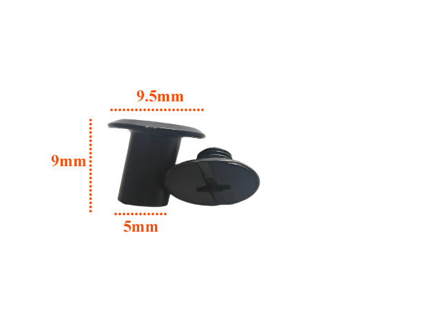 Chicago Screw - 8mm Black