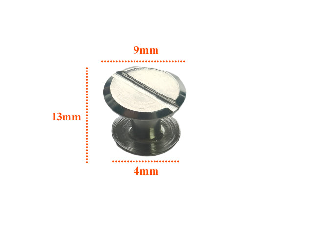 Chicago Screw - 12mm Silver