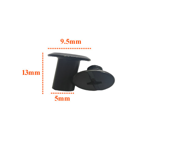 Chicago Screw - 12mm Black