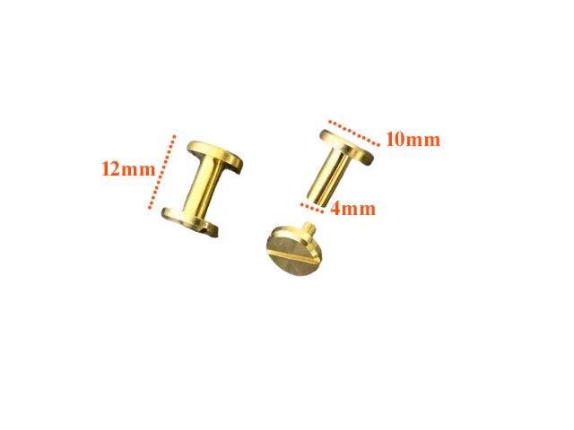 Chicago Screw - 12mm Brass
