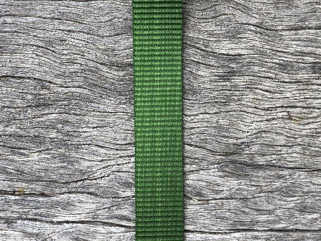 Polyester webbing - Green 15mm - Cams Cords