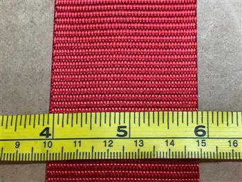 Polyester webbing - Red 50mm - Cams Cords