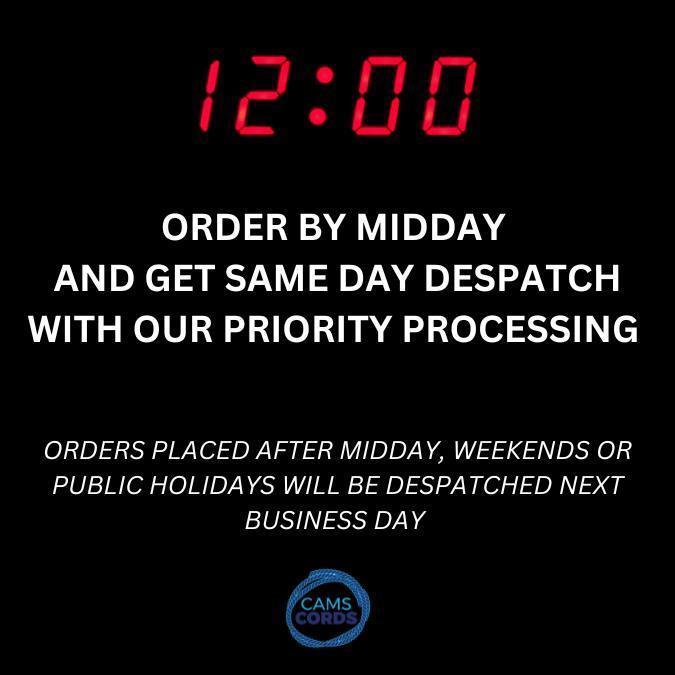 Priority Processing - Cams Cords