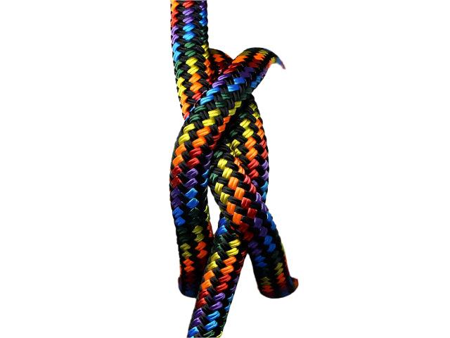 Rainbow - Black - 10mm - Cams Cords