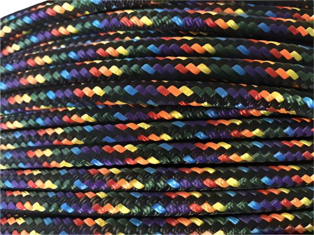 Rainbow - Black halter - 6mm - Cams Cords