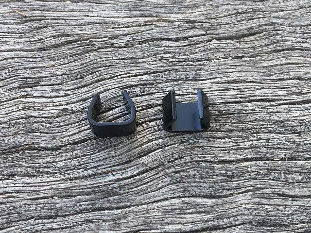Rope U Clamp - Black 6mm - Cams Cords