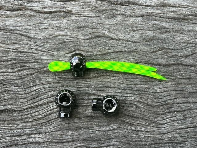Round Ball Toggle - Metal - Black - Cams Cords