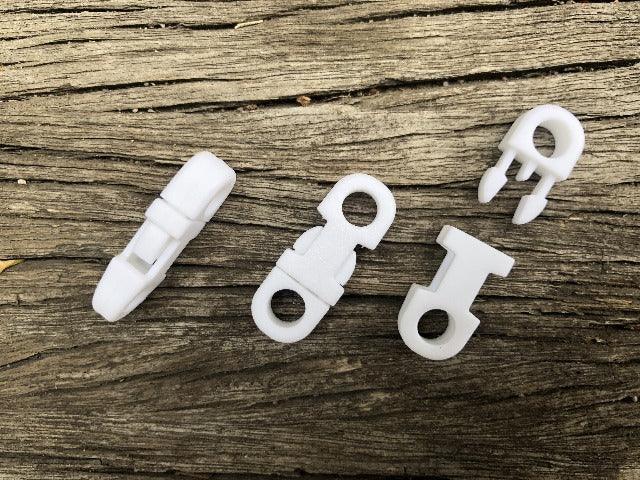 Round Holes - White - Micro - Cams Cords