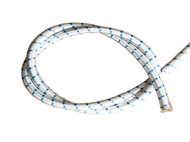 Shock Cord - White with Blue Fleck 4mm - Cams Cords