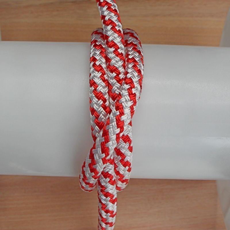 Spiral - White & Red - 12mm * - Cams Cords