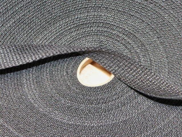 Spun Polyester Webbing - Black 12mm - Cams Cords