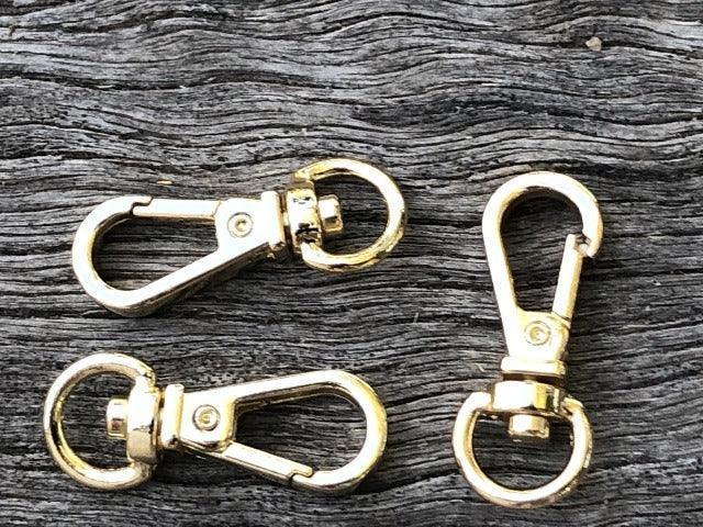 Swivel Snap Hook - small - Gold - Cams Cords