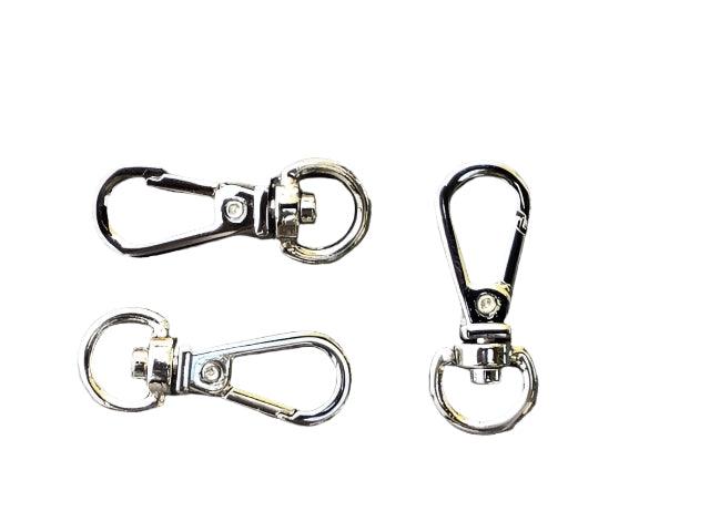 Swivel Snap Hook - small - Silver - Cams Cords