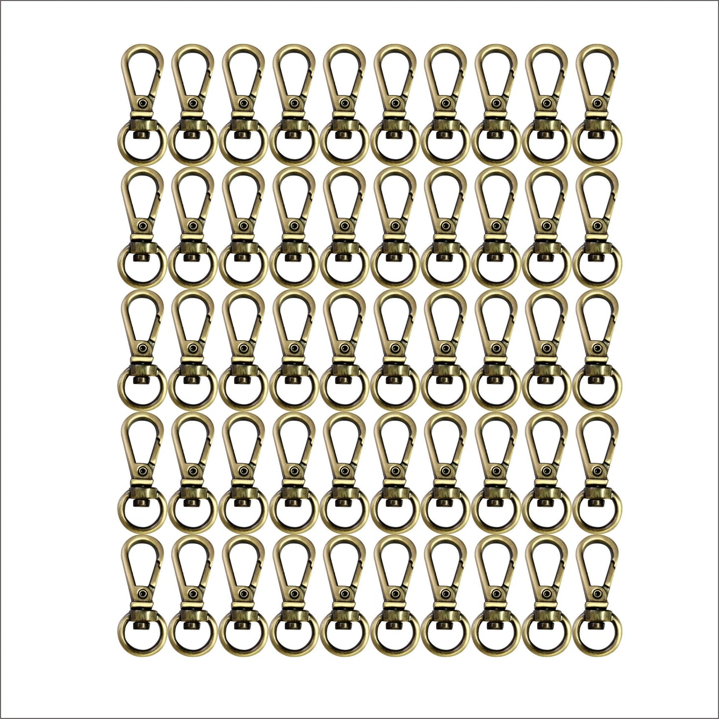 Swivel Snap Hook - small - Antique Bronze