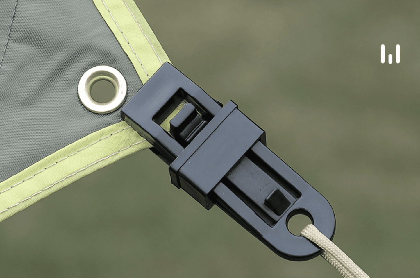 Tarp Clamp - Black - Cams Cords