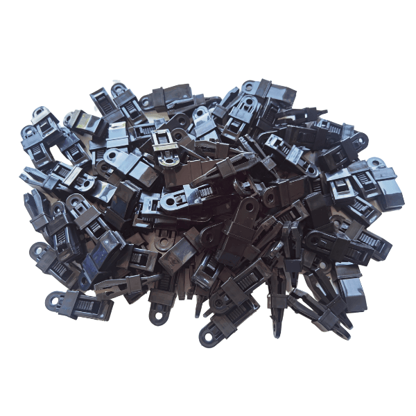 Tarp Clamp - Black - Cams Cords