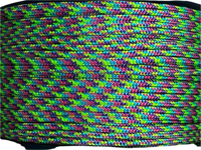 Tobiano - Aqua-Pink-Purple-Lime halter - 6mm - Cams Cords