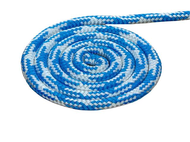 Tobiano - Blue and White halter - 6mm - Cams Cords