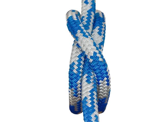 Tobiano - Blue and White halter - 6mm - Cams Cords