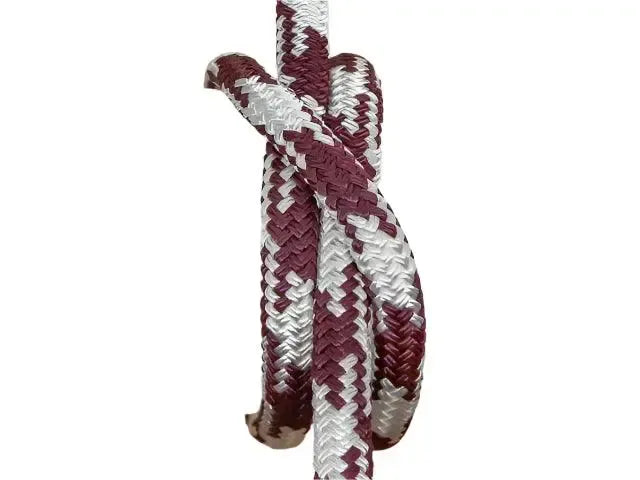 Tobiano - Burgundy-White halter - 6mm - Cams Cords
