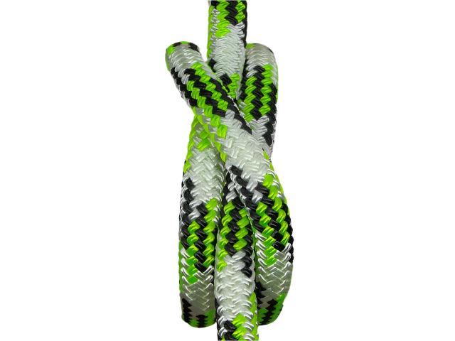 Tobiano - White-Black-Lime - 12mm - Cams Cords