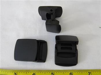Webbing Belt Buckle - Black 25mm - Cams Cords