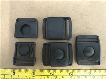 Webbing Centre Lock Buckle - Black 20mm - Cams Cords
