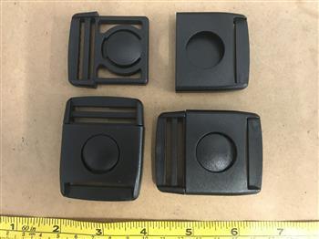 Webbing Centre Lock Buckle - Black 38mm - Cams Cords