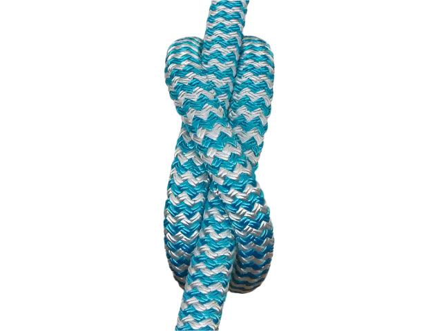 Zig Zag - Aqua-White halter - 6mm - Cams Cords