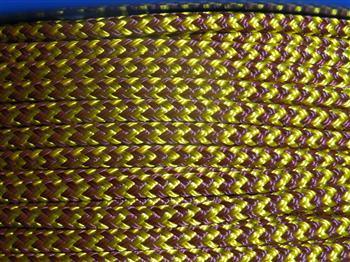 Zig Zag - Burgundy-Yellow halter - 6mm * - Cams Cords