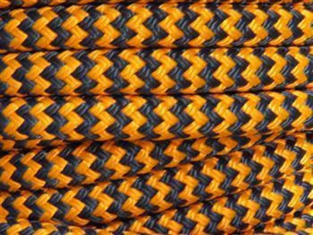 Zig Zag - Orange-Navy halter - 6mm * - Cams Cords
