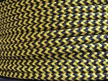 Zig Zag - Yellow-Black halter - 6mm * - Cams Cords