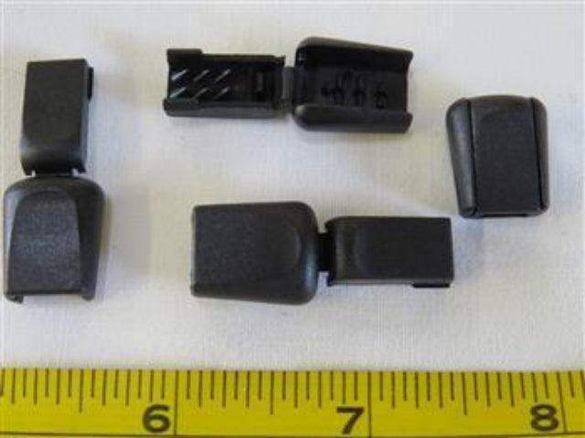 Zip Pulls - Black Smooth Finish - Cams Cords