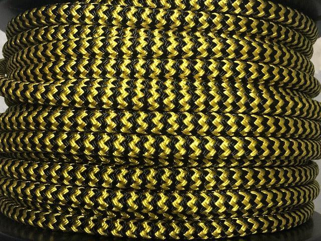 Zig Zag -Yellow-Black - 12mm - Cams Cords
