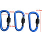 Carabiner - Royal Blue 80mm