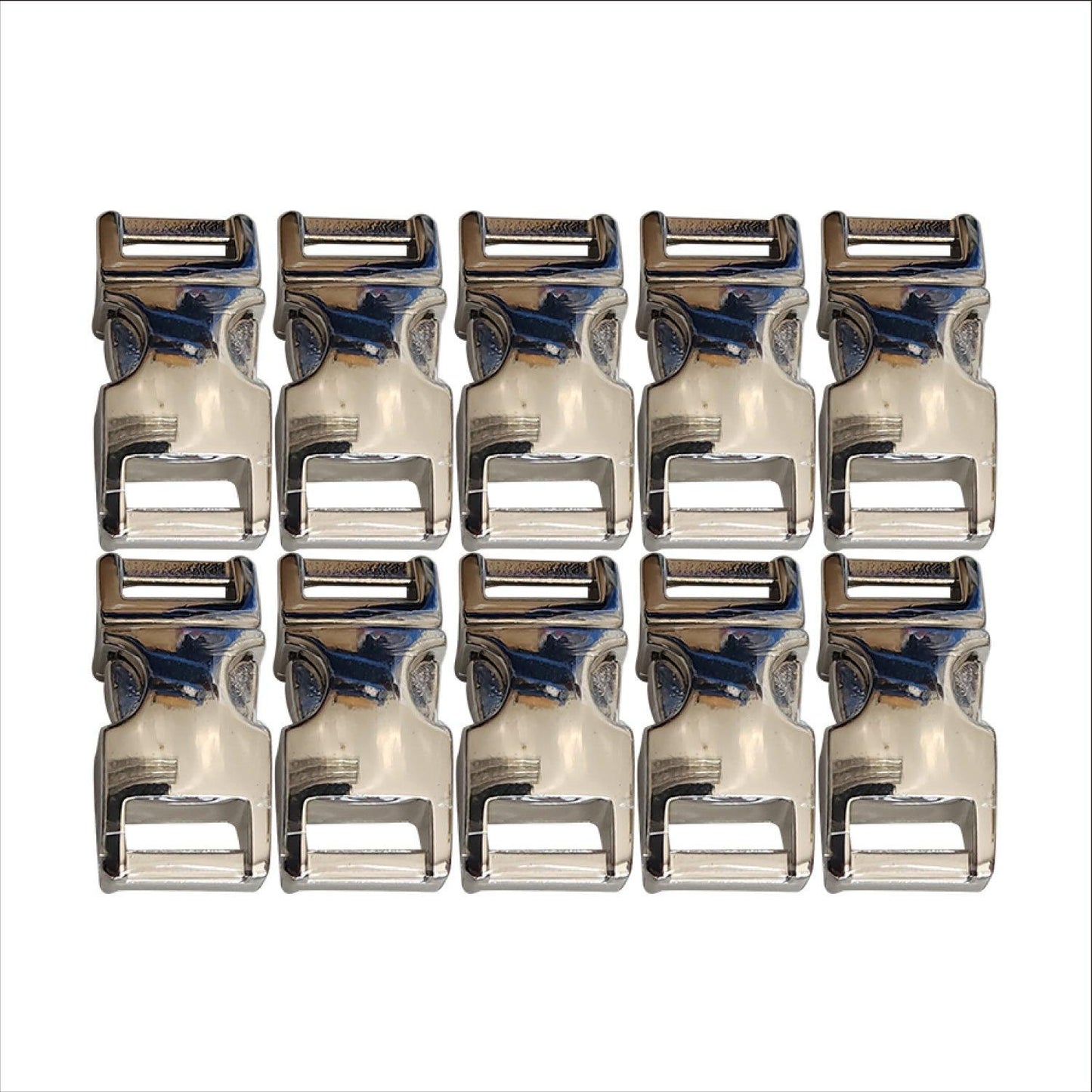 Metal Buckle - Gun Metal 10mm