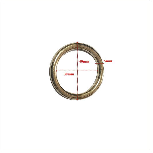 O Ring - Brass 30mm x 5mm